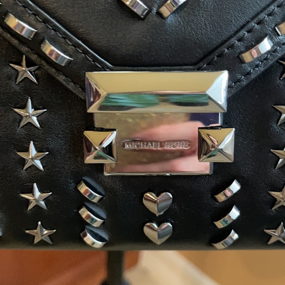 Michael Kors Black with silver accents Whitney bag. Only used one time. - Picture 3 of 9